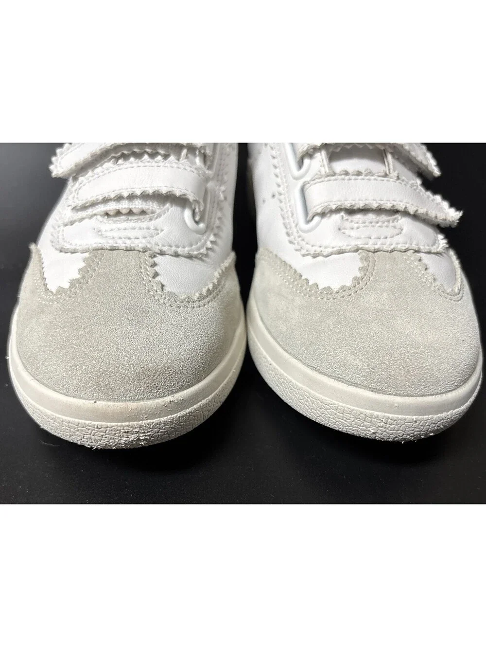 AETREX Morgan Leather Arch Support WHITE Sneakers Size 7.5-8, EU 38